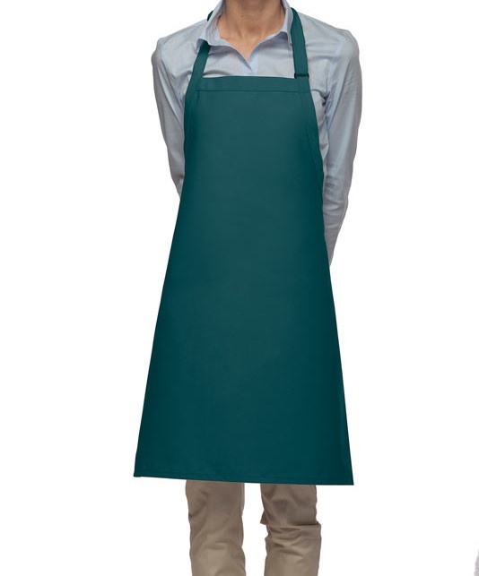 Mid Length Bib Aprons in Teal Green